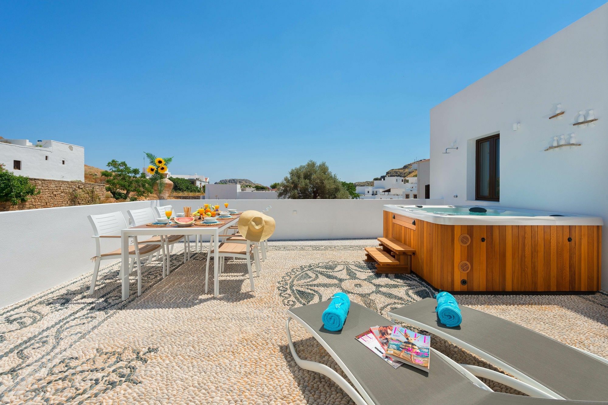 Lindos Diamond Exclusive Villa Ngoại thất bức ảnh